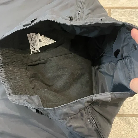 Columbia Snow Ski Snow Pants Womens XL REG Gray Waterproof Lined Zip Pockets - Picture 5 of 11